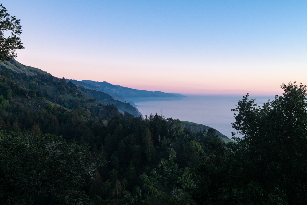 The Big Sur coast, looking south from Nepenthe