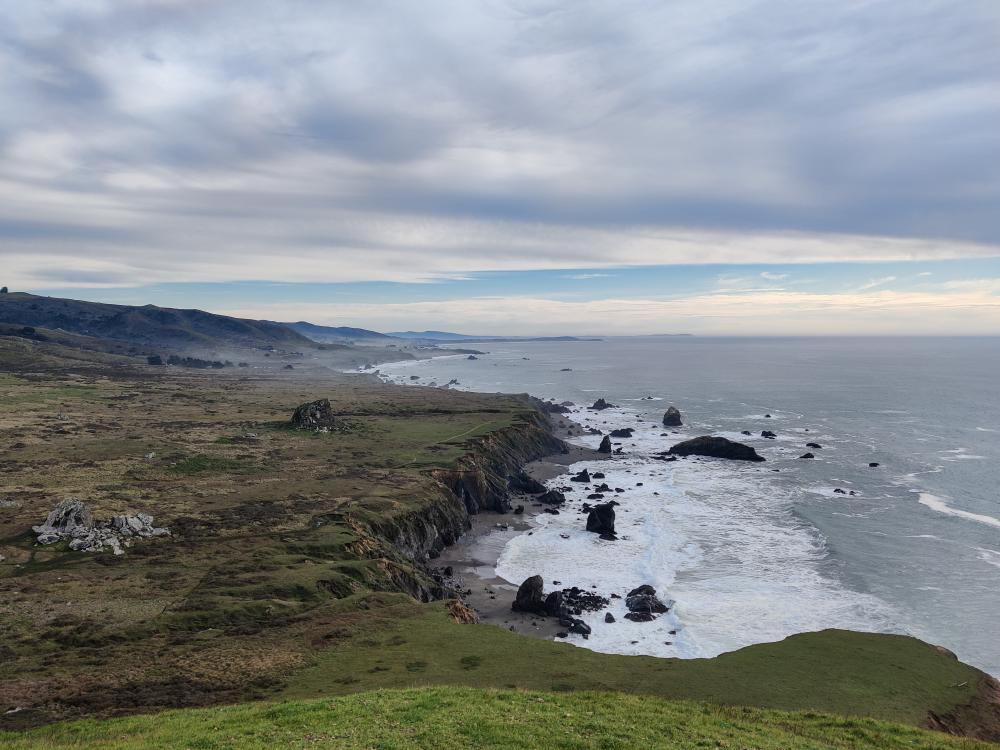 The Pacific coast, south of Jenner